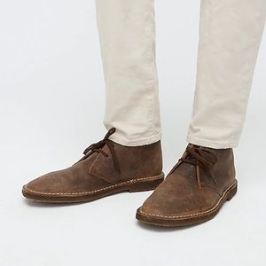 J Crew Men’s MacAlister Chukka Boots in Brown.